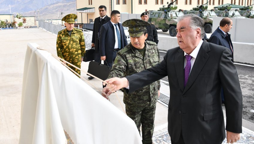 OPENING OF THE TRAINING CENTER OF SPECIAL PURPOSE UNITS OF THE STATE COMMITTEE FOR NATIONAL SECURITY OF THE REPUBLIC OF TAJIKISTAN IN KHATLON PROVINCE