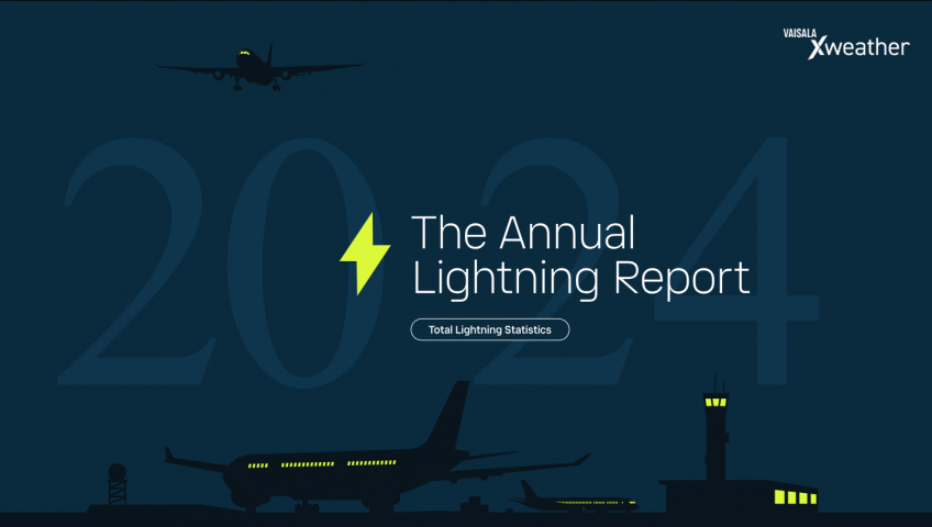VAISALA ОПУБЛИКОВАЛА ОТЧЕТ О МОЛНИЯХ ЗА 2024 ГОД