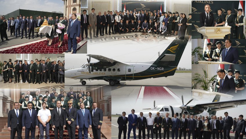 SHOHIN AIRLINES FIRST AIRCRAFT ARRIVED IN TAJIKISTAN
